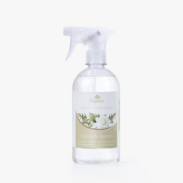 cedro y jazmin biogreen aromatizante gatillo